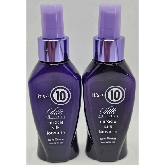 It's a 10 Silk Express Miracle Silk Leave in 4 oz Lot Of 2 bottles - Picture 1 of 2